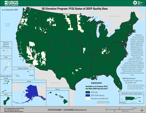USGS FY23 Broad Agency Announcement now open until November 18, 2022. Info & contacts available at ow.ly/343B50LfYaI & ow.ly/96Gb50LfYaG. Proposals are due by 5 pm ET on 11/18/22. BAA reference materials are available here: ow.ly/FwMU50LfYaH #3DEP #lidar