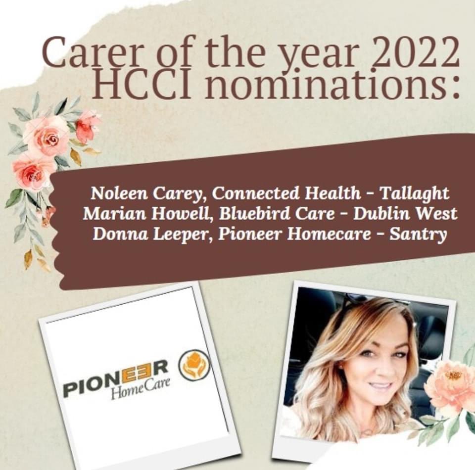 We would like to wish Donna Leeper the very best of luck for tonight’s HCCI Awards, where she is deservedly shortlisted for Carer of the Year award. To all the shortlisted candidates we also extend our best wishes and congratulations for the incredible work that you do.<a href="/HCC_Irl/">Home & Community Care Irl</a>