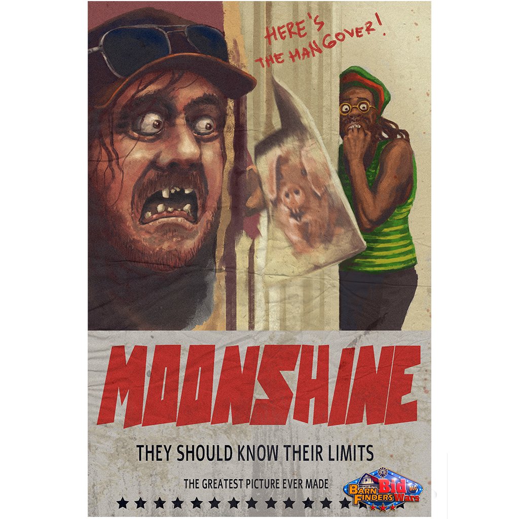 dualitygames1's tweet photo. โMoonshineโ airs soon in every cinema on M.I.K.K.O Island!
Were pigs on tricycles just a looney's dream?
What on God's earth was sipping through that door crack?
Will they be hungover?
#shining #moonshining #moonshine #aboutlastnight #cinemaconnoisseur #tgif #bidwars https://t.co/eCCQ7Qc1PW