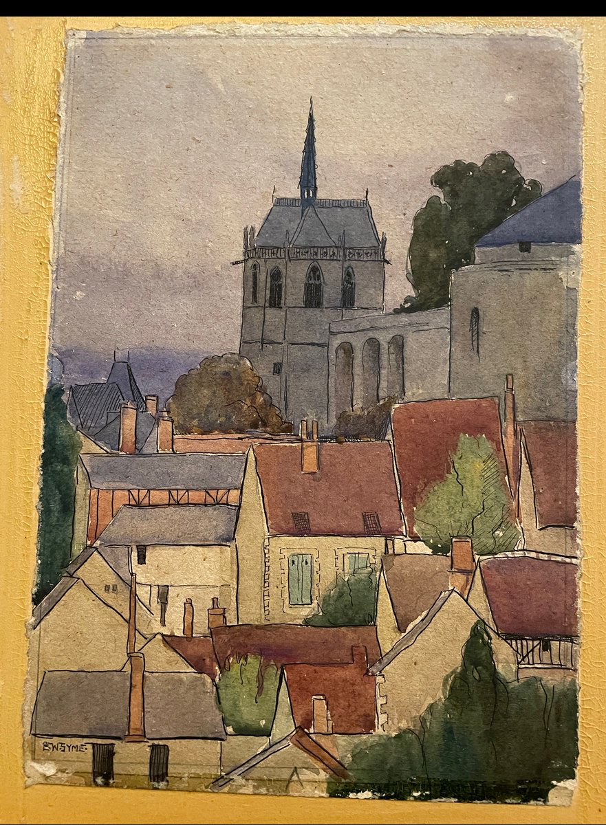 Illnevertrend's tweet photo. @NewAngliaEnergy @HenryRothwell @GrimArtGroup @OwdAlbert @ahistoryinart @HWarlow Here’s my #EvelynSyme watercolour https://t.co/ka2LmUazH8