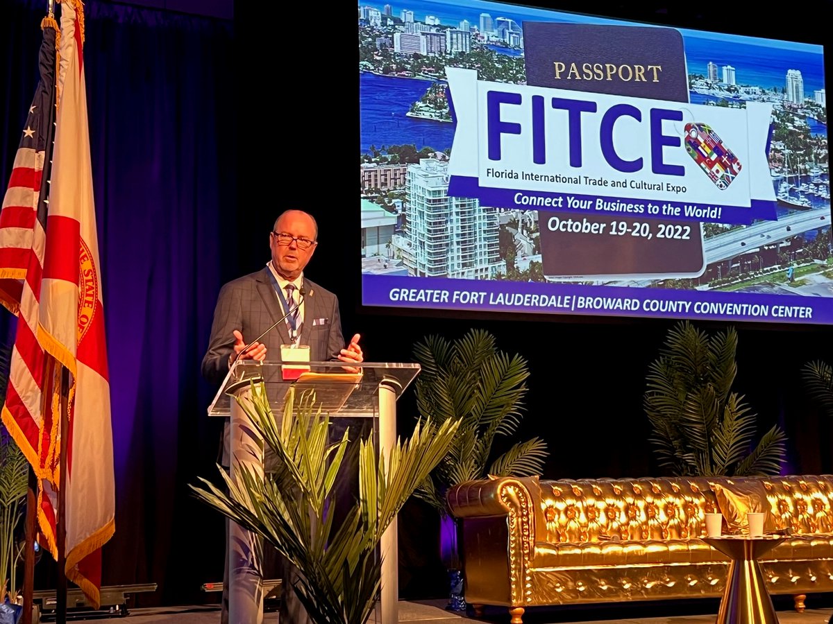 LamarPFisher's tweet photo. Yesterday I had the honor of welcoming many to the “How to Bring Your Business to the USA” Panel at the Florida International Trade &amp; Cultural Expo (FITCE) for Day 1. An incredible event bringing leaders from around the world and businesses together. Day 2 is happening right now! https://t.co/0TaIe8emO0