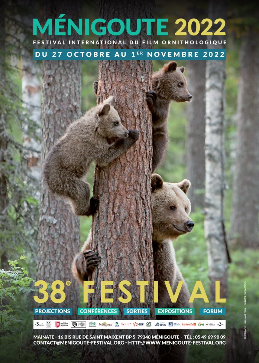 PaysDelOurs's tweet photo. 📍 🐻💬Retrouvez-nous du 27 octobre au 1er novembre au @festivmenigoute ! 🎞️
😍 Avec une si belle affiche, nous ne pouvions pas manquer l'événement !
Plus d'infos 👇
https://t.co/urQEf5V3As
#ours #fifo #fifomenigoute #menigoute https://t.co/oBbskpXfQJ