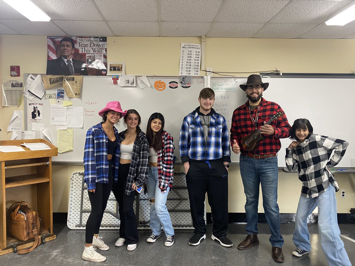 Yeehaw 🤠 Western day <a href="/WTCRams/">ClarkeHS</a> #greathappenshere