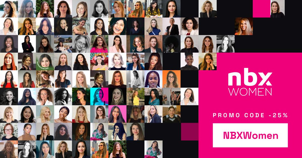 nextblockexpo's tweet photo. 100+ females support Women in Web3 💖

Thank you for your engagement. 🙏 In return, we'd like to offer a 25% discount on tickets with the code NBXWOMEN. Plus 1 ticket for free. 

🎁 Tag your two female friends who should go to Berlin with you to win a surprise. https://t.co/4KLX12HKpS