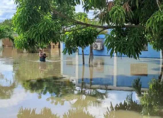 esteninf's tweet photo. #URGENTE Clarines bajo el agua. Desde hace 15 días las comunidades Cruz de Belén y El Esfuerzo permanecen inundados, luego del desbordamiento del Río Unare. Piden ayuda urgente #20oct https://t.co/dodVMy6wvO