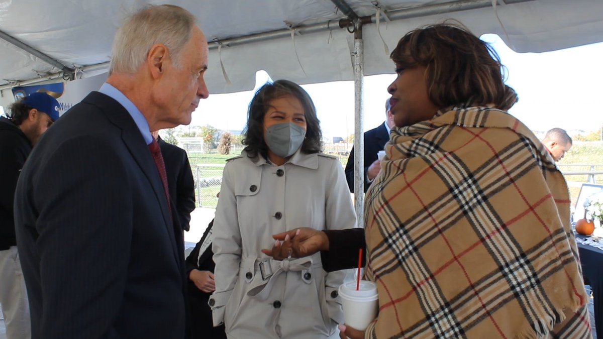 One of the best parts of my job is securing funding for important projects like the Southbridge Wilmington Wetlands Park – a new community park that will help mitigate flooding in the Southbridge neighborhood. Great to join @cityofwilmde yesterday to celebrate its opening!