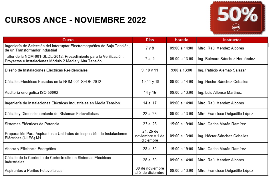 Disfruta el Otoño con ANCE ANCE empresa 100% mexicana, ofrece opciones para continuar con su preparación y especialización, cursos en los meses de octubre y noviembre, promoción por tiempo limitado: 18,19,20 y 21 de octubre. 👉lnkd.in/eBjJWuw ✅WhatsApp 55 5985 4748