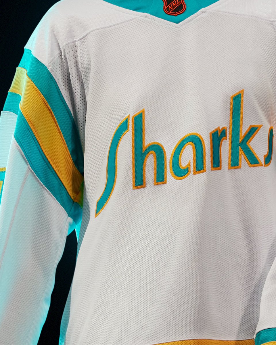 SanJoseSharks's tweet photo. You already know 🦭🦈

Here’s a closer look…
get yours 11.15.

#ReverseRetro x #SJSharks x @adidashockey https://t.co/kq8OGV4qAr