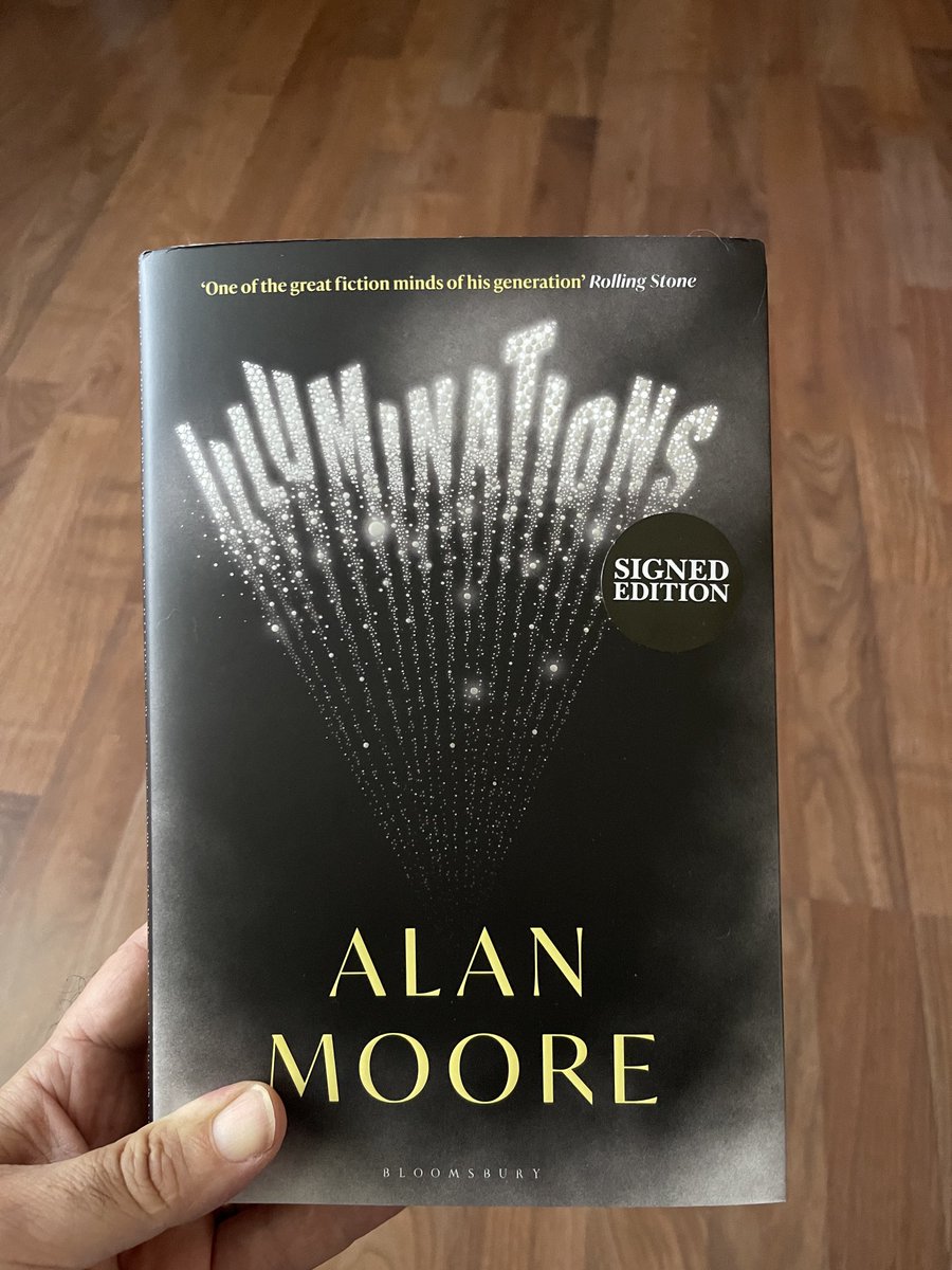 YiJingMan's tweet photo. My signed edition of Alan Moore’s Illuminations is here. #alan_moore https://t.co/pipbkOF1hl