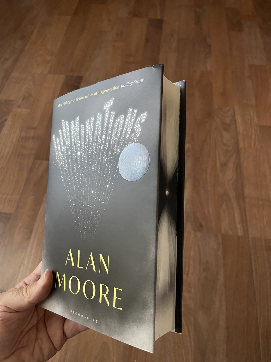 YiJingMan's tweet photo. My signed edition of Alan Moore’s Illuminations is here. #alan_moore https://t.co/pipbkOF1hl