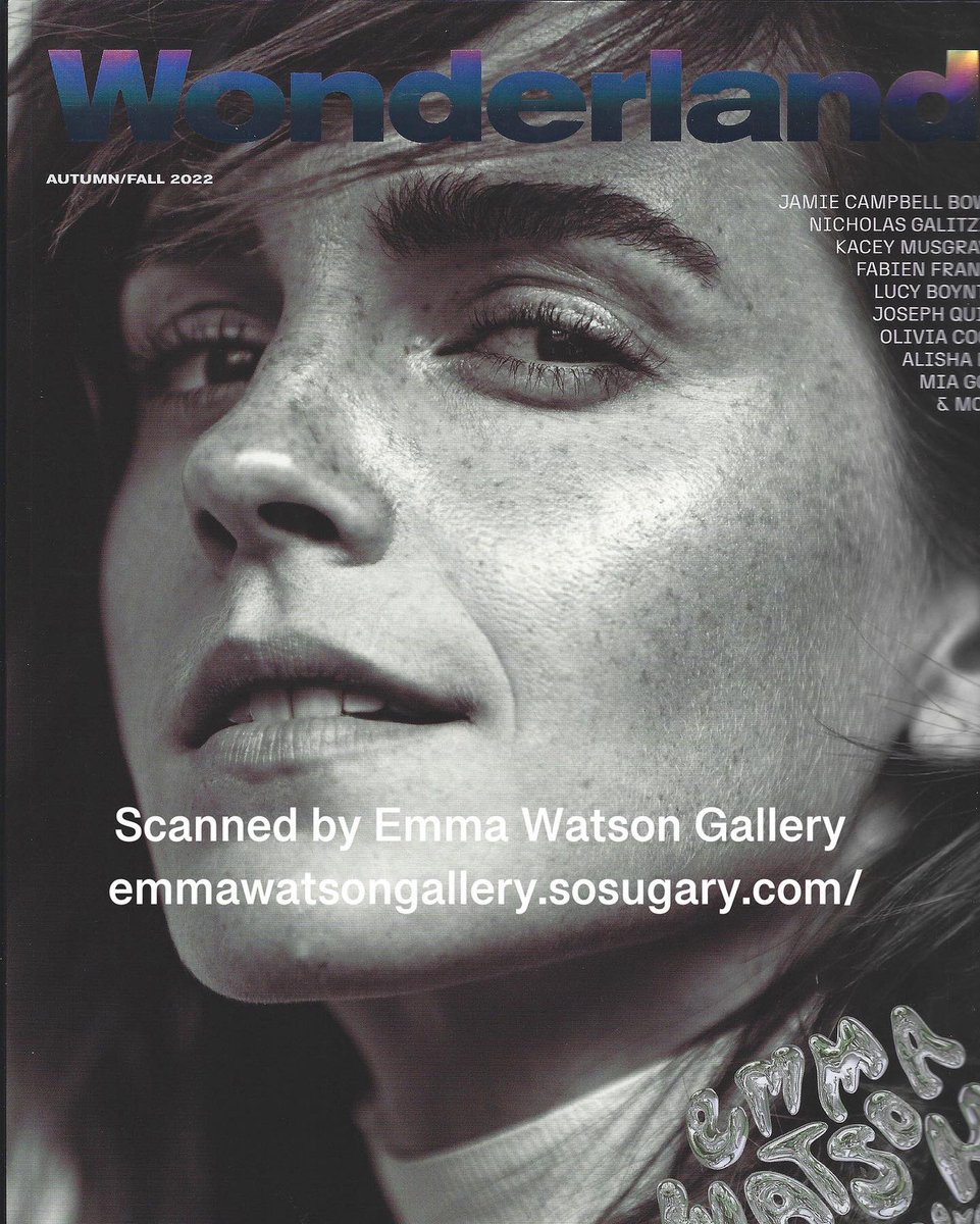 emmwtsnsgallery's tweet photo. Scans from Wonderland Mag added to the Emma Watson Gallery at https://t.co/gJH0XpIGN2
#emmawatson #HermioneGranger #HarryPotter #wonderland #ewatson https://t.co/Z4XcTCwlD9