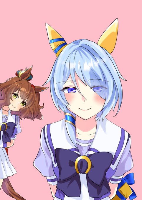 ゆにこーんさん用文字なしばーじょん #ウマ娘 #ケイエスミラクル #アストンマーチャン 