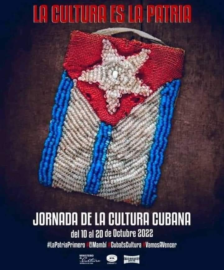 AlpidioAlonsoG's tweet photo. Hoy celebramos el Día de la Cultura Cubana en las comunidades, en los barrios, en el corazón del pueblo. Es una celebración de todos los cubanos decididos a defender lo que somos. Mi felicitación y abrazo para los escritores, artistas y trabajadores de la cultura. #CubaEsCultura https://t.co/go7acDAuYD