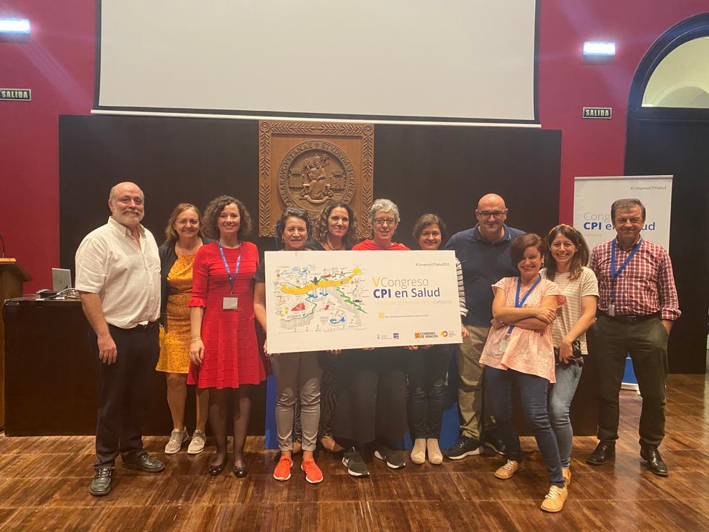 CarmendGuerrero's tweet photo. Foto final V Congreso de compra pública de innovación en salud organizado por la Cátedra de CPI en salud de @unizar, con el equipazo del @iacs_aragon
2 días de grandes ideas, retos, colaboración y propuestas
¡Muchas gracias a todos! https://t.co/OF97nP00GF