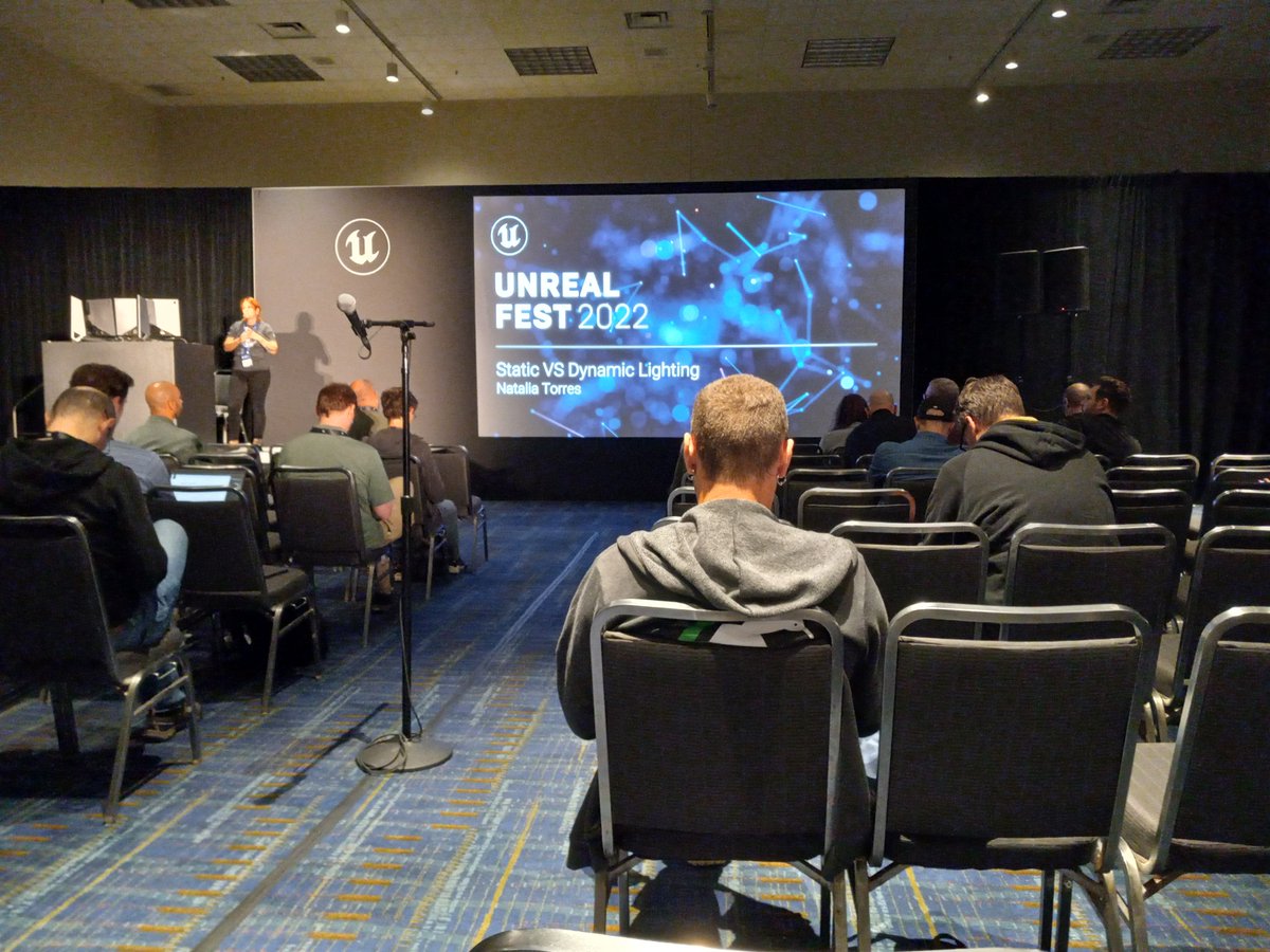 ethanthornbu's tweet photo. Unreal Fest has been a blast! #UnrealEngine #gamedev #UnrealFest https://t.co/qQCbOdsypw
