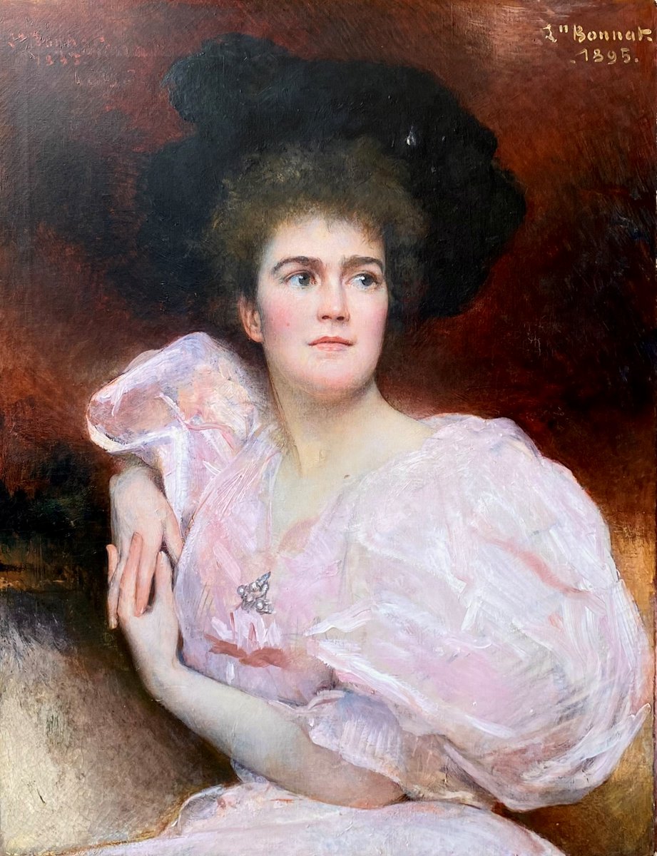 #OctobreRose2022🎀
Le musée Bonnat-Helleu et le <a href="/MuseeBasque/">Musée Basque et de l'histoire de Bayonne</a> sortent leur plus belle tenue rose afin de se joindre à la mobilisation pour la lutte contre le cancer du sein🌸.
👉 Retrouver le portrait d'Evelyn Frances Bodley dans l'exposition consacrée à Léon Bonnat (1833-1922).