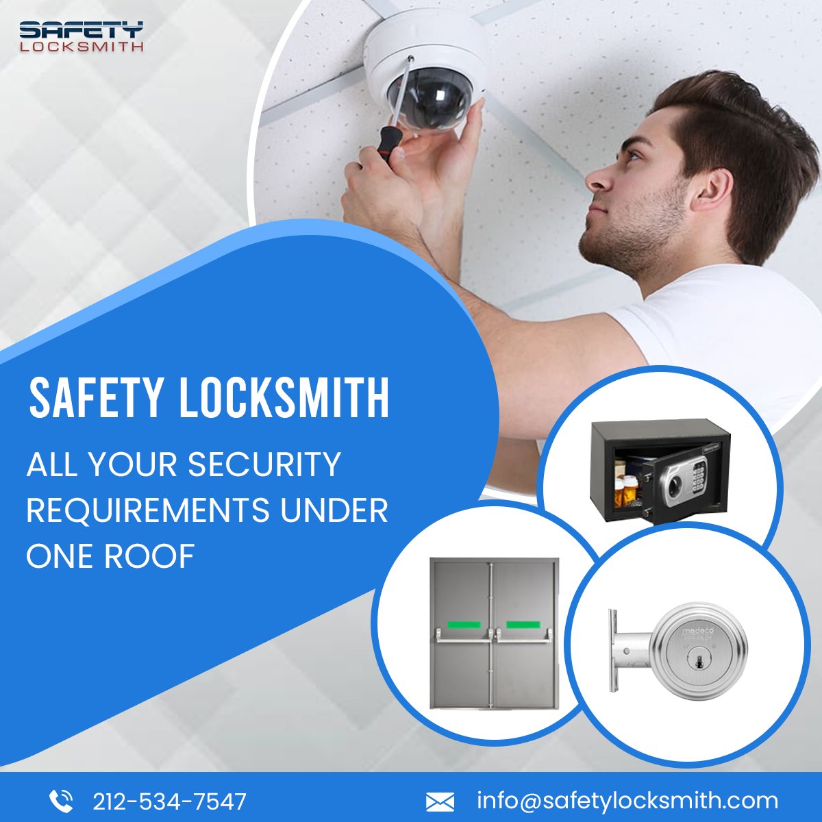 LocksmithSafety's tweet image. You can count on Safety Locksmith when it comes to the best security solutions. We offer a wide range of security products, including safes, CCTV, locks, intercoms, security system cams, window gates.Visit safetylocksmith.com. #Automobile #cctv #intercoms #security #system