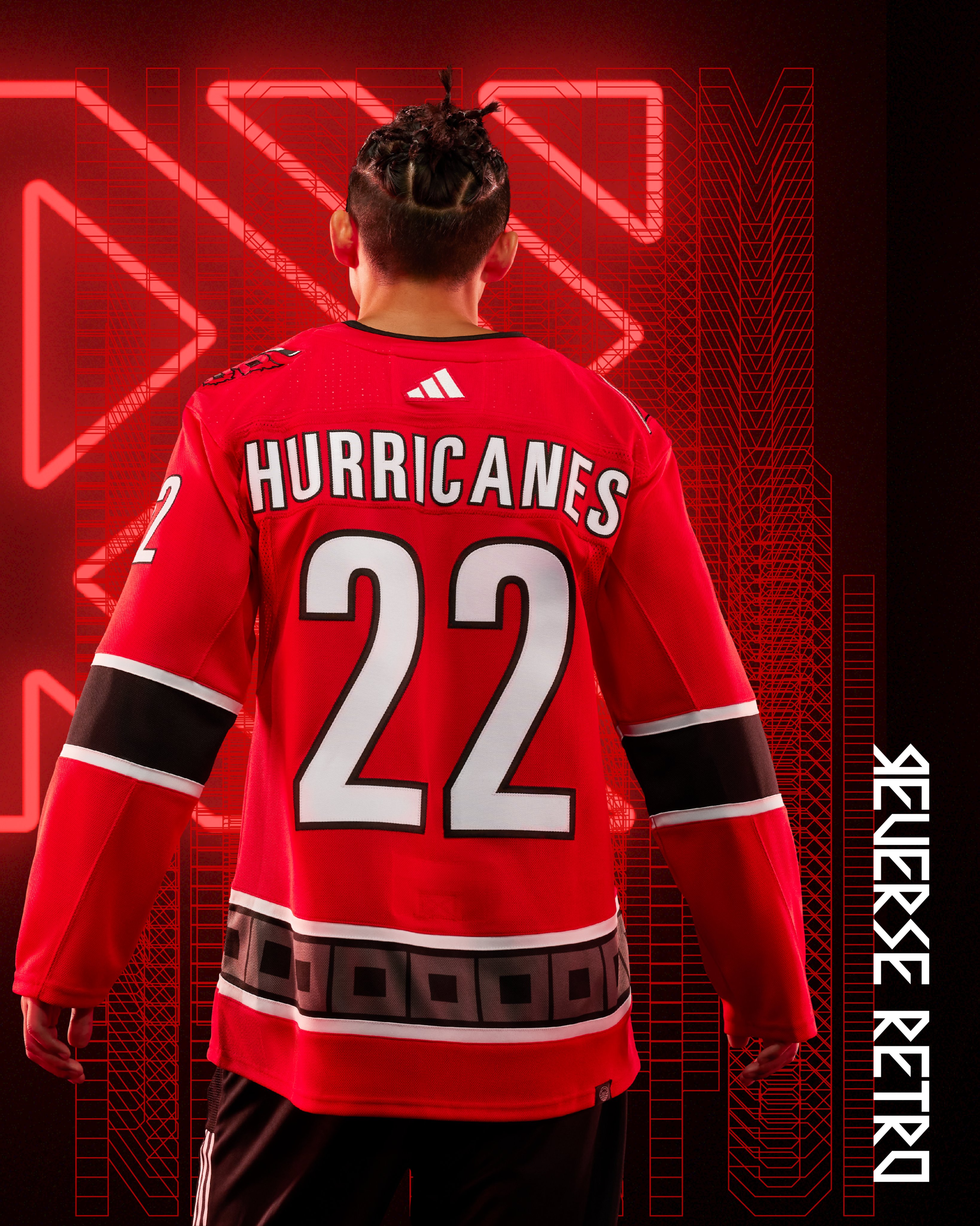 Complete Hockey News on X: The Carolina Hurricanes reverse retro jersey  has been unveiled.  / X