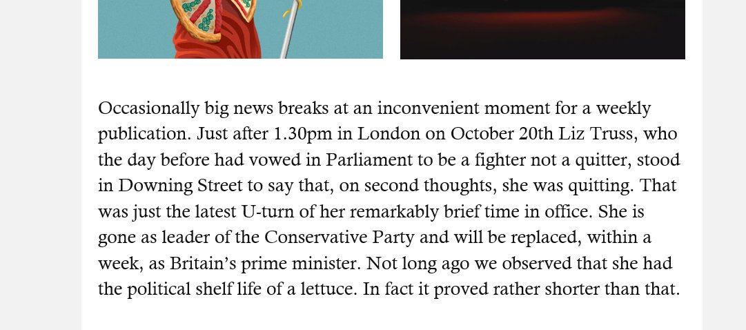 Well-worded as always @TheEconomist 😂 #LizVsLettuce