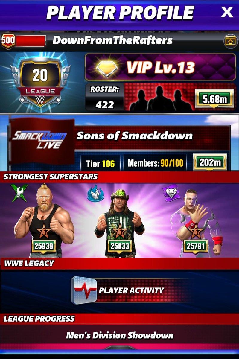 DownFromTheRaft's tweet photo. TheyCallMeDSP/DownFromTheRafters has increased his Roster size from 421 to 422! https://t.co/Wsm6qEDdOb
