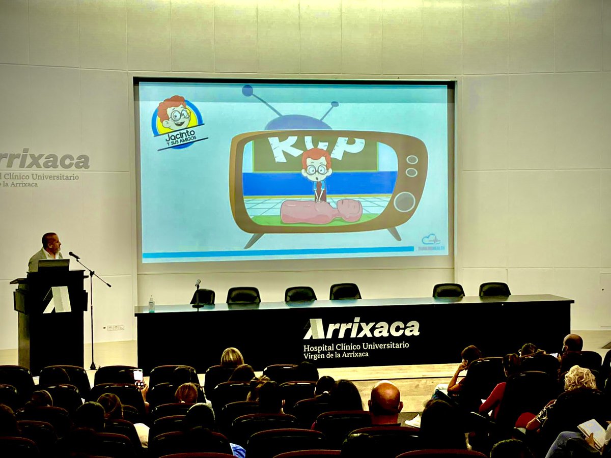 Thinking_Health's tweet photo. Hoy los creadores de este original proyecto de divulgación de la #RCP y los #PrimerosAuxilios en la #RegióndeMurcia estuvieron presentes en la Jornada de Alerta Escolar organizada por @Murciasalud en @AreaUnoArrixaca dirigidas a todas las enfermeras escolares de la región. https://t.co/pdfeGC8j0t