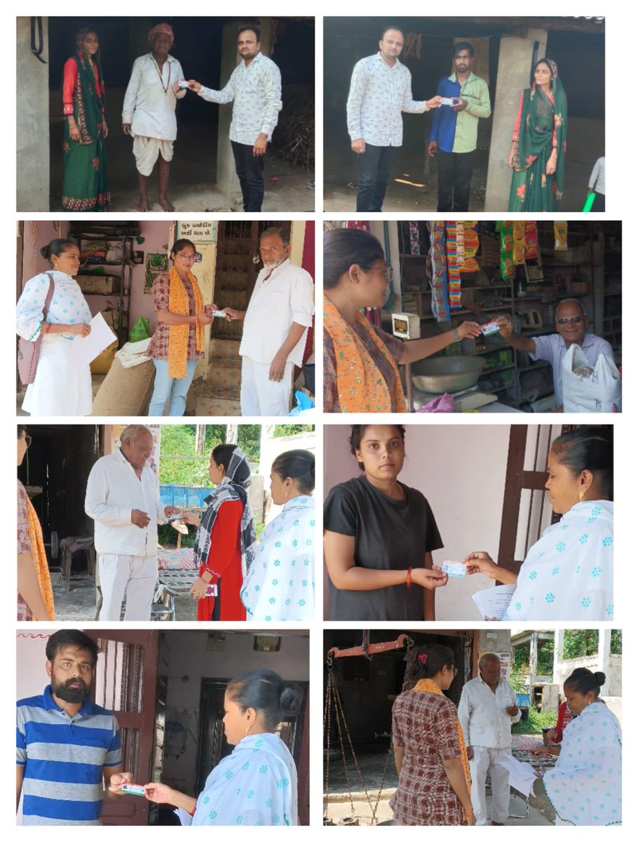 PranamiDr's tweet photo. PMJAY Card Distribution Activity in various area of Malpur Taluka @MoHFW_INDIA @MoHFW_GUJARAT @CollectorArvali @DdoArvalli @CdhoArvalli @PmjayArvalli @AravalliGog https://t.co/sZtiTsVy7a