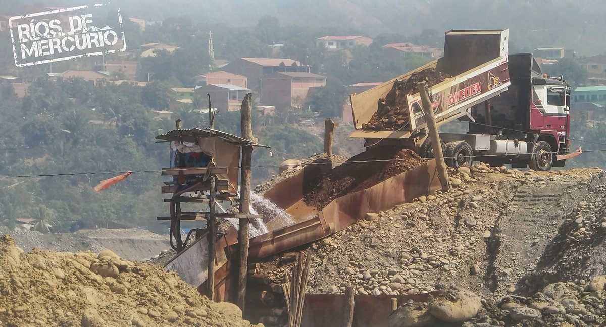 db_beaulieu's tweet photo. Shocking images of the tremendous scale of environmental destruction being wrought by gold mining in #Bolivia #Amazonia, in the mega-biodiverse #Madidi National Park, poisoning rivers and #IndigenousPeoples with mercury. Via @alexvillca @cedib_com https://t.co/fkAzXvyuXY