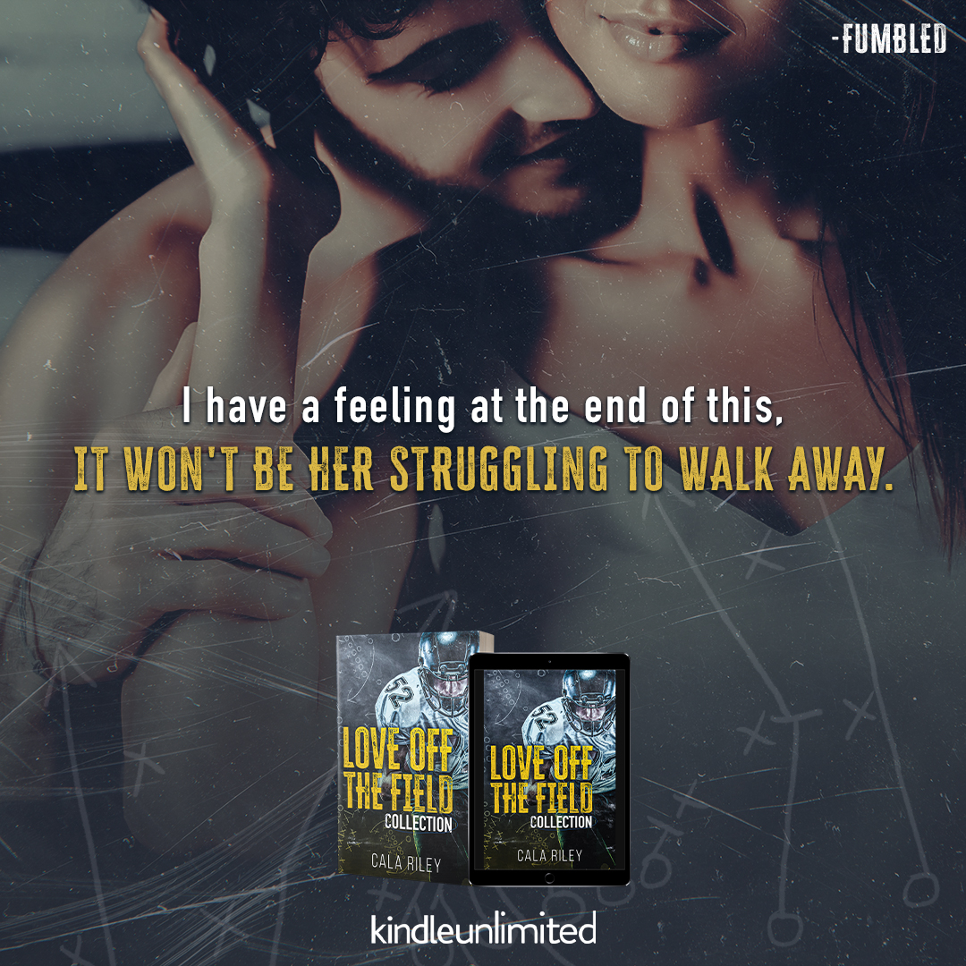 Love Off The Field
Available now!
books2read.com/u/4Njkzo

Position yourself at the line of scrimmage as you get
ready to set off in this amazing Sports Romance
collection! These novellas have everything from
single parents, flings, reformed playboys, and second
chances at love.