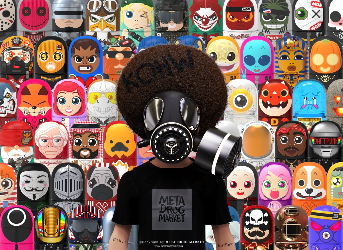 The 100ea of Hoody Capsule Phase.1 is almost complete.😗
We all took a family photo.😆
#KNFT #RhythmicalNFTClub #NFT #NFTs #NFTCommunity #NFTartist #NFTart #NFTcollections #NFTcollectible #opensea  #metadrugmarket #ETHEREUM