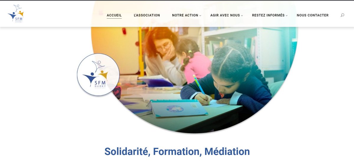 SfmClichy's tweet photo. Notre nouveau site Web est en ligne, n'hésitez pas à y jeter un coup d'œil : https://t.co/GcuZbwqwTL ! 😍
Un grand merci aux équipes de @Wemanity pour la refonte, une belle expérience de mécénat ! ⚒️
 #Clichy #association #solidarité #education #insertion #mécénat https://t.co/xcw0iCAMO5