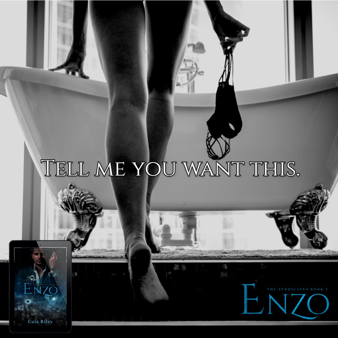 Enzo is Here!
Enzo, book five in The Syndicates Series by <a href="/author/">Amazon @author</a>.cala.riley is available now.
amzn.to/3fqrhfn

Do you like:
Mafia
Neighbors
Single Father
Protective Alpha Hero
Sweet Heroine
A bathtub scene that will leave you