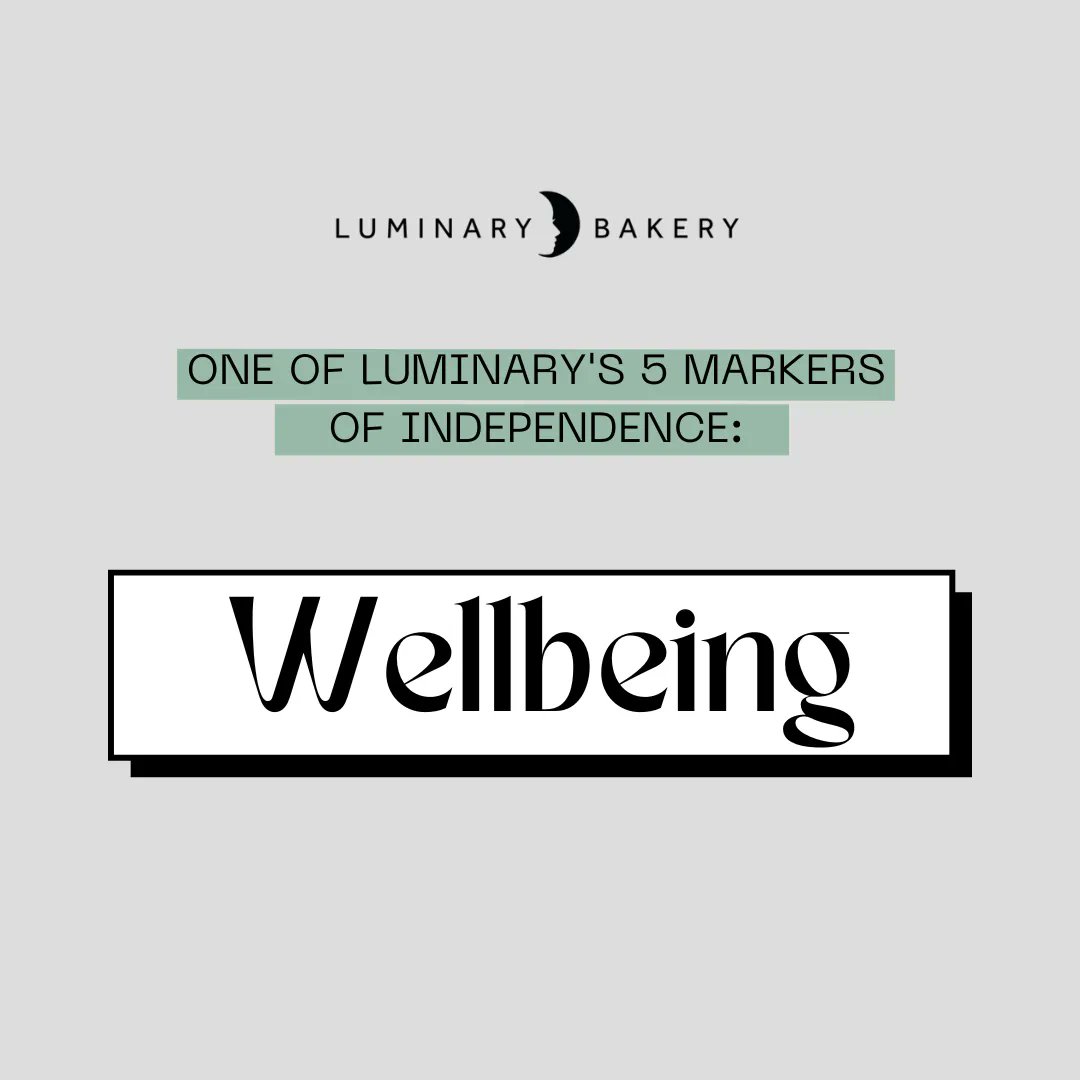 LuminaryBakery's tweet image. At Luminary, we have 5 key markers of a woman’s independence and today we’re talking about the final marker: wellbeing. 

If you want to learn more about the #LuminaryEmployabilityCourse &amp;amp; support our work, head to our website to read more. 
luminarybakery.com/pages/luminary…
