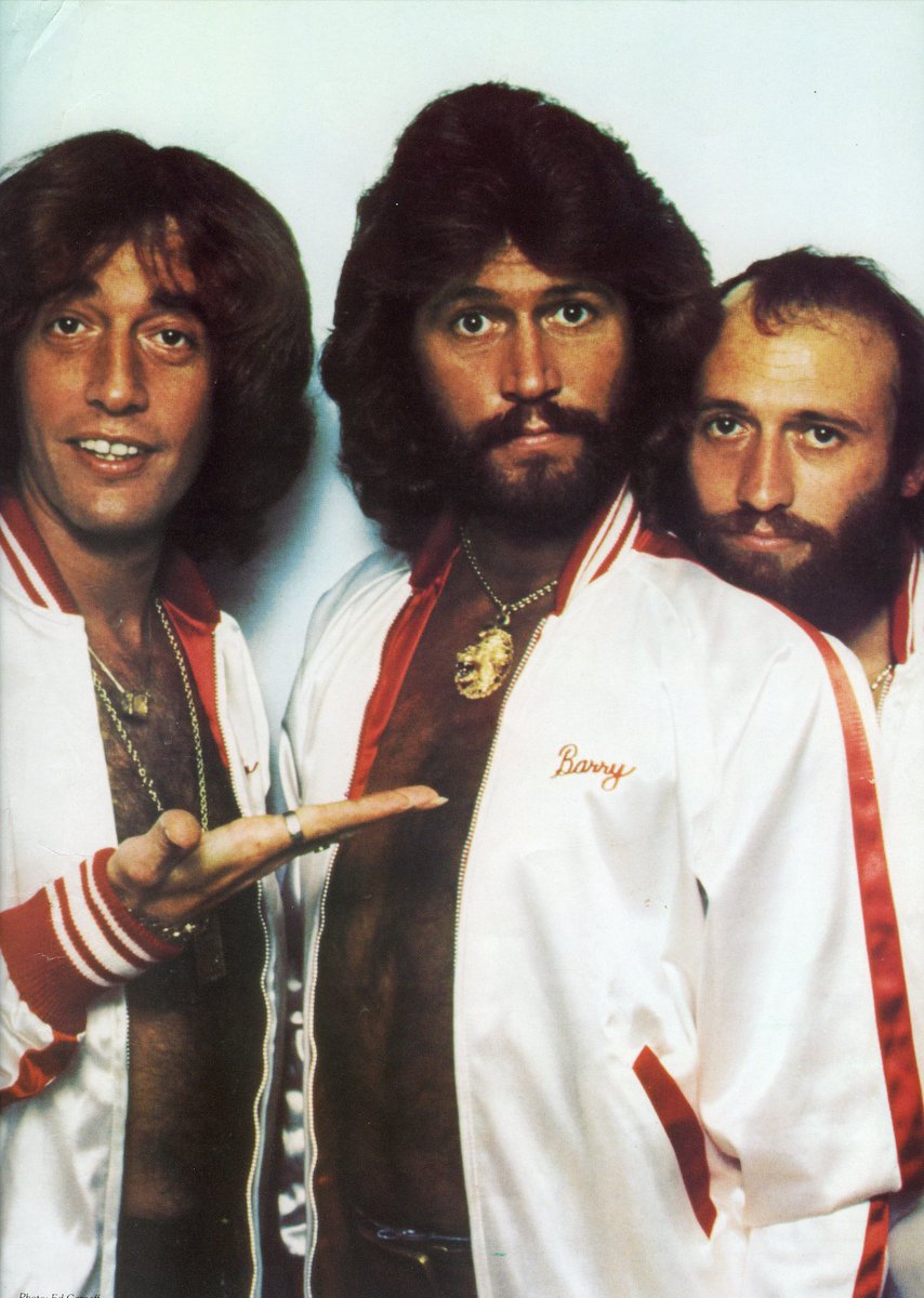 Rockin’ the BeeGees team jackets 🥼