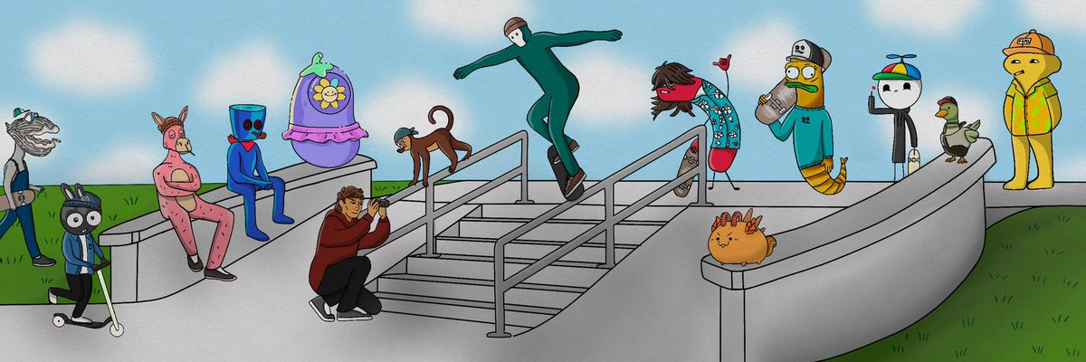 Thought it was about time I add all my favorite NFTs to my banner 🤷‍♂️