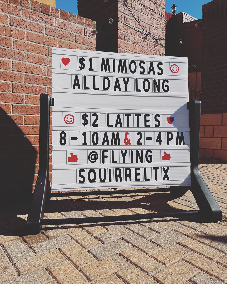 New specials! $2 lattes from 8-10am &amp; 2-4pm! Any latte on our menu is only $2! Spread the word and support local businesses. #unt #denton #twu