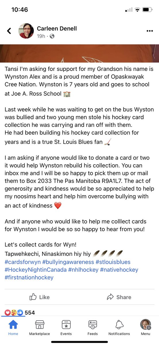 MindyJoss's tweet image. Hey hockey twitter fam, can we help him ? #Hockey #Manitoba #BulliesSuck #PleaseRetweet 🏒 🥅