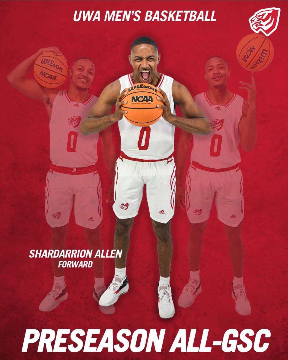 UWAAthletics's tweet image. Congratulations to Shardarrion Allen for being named to the Preseason All-GSC team! #WeAreWest #WeAreTigers