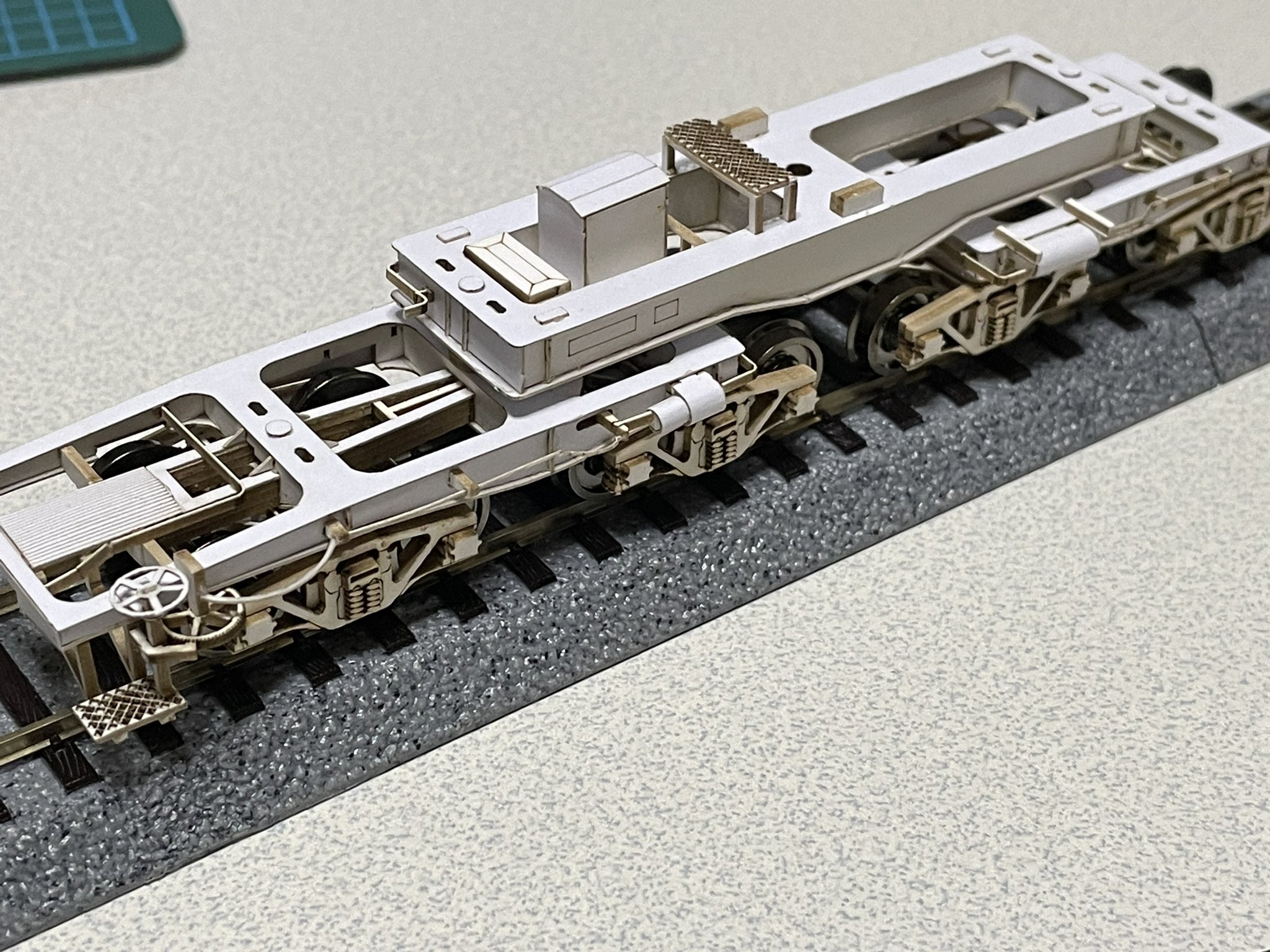 シキ180（2代目）　1/80　甲府モデル（パンケーキコンテナ） 甲府モデル 『シキ180』を作る（ローダウン・補強・回転軸構造