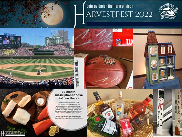 NeighborhdFP's tweet image. The Silent Auction for our annual HarvestFest dinner auction is now open for bidding!  You do not need to be present to win (LOCAL pickup is available).

View the entire Silent Auction catalogue at:  bit.ly/HFestAuction22