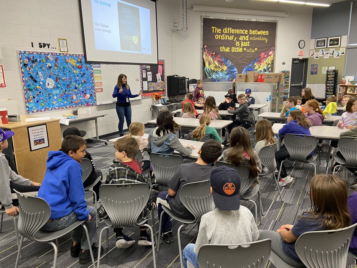 Mrs. Ramage came to <a href="/IRIC_WC/">IRIC</a> to help us name our feelings and help us choose love. #4deneill enjoyed naming our feelings with her. <a href="/WCPS72/">Wolf Creek Schools</a>