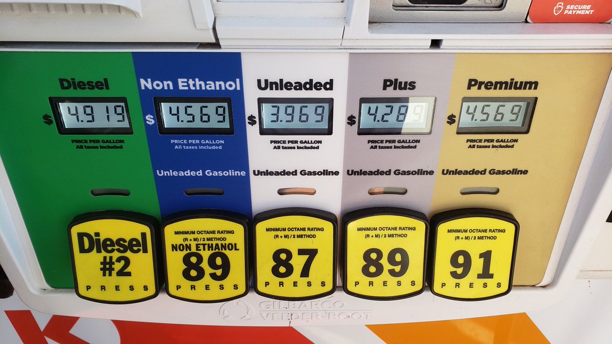 Benefit of Corn🌽 (ethanol) most people overlook or don't realize...cheaper gasoline prices. 'If you don't believe it or don't get it, I don't have the time to try to convince you, sorry.'