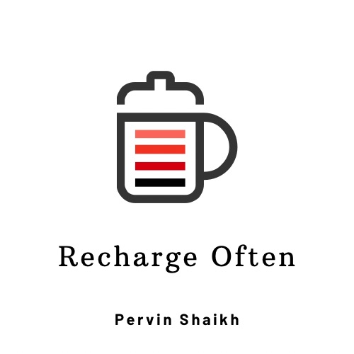 Recharge often. Not when you have to. Top Tip: Take a few minutes out each out to pause. Why? Taking stock will help you get perspective. #AimHigh #makeyourownlane #entrepreneur #leadership #startup #successtrain #thursdaymotivation