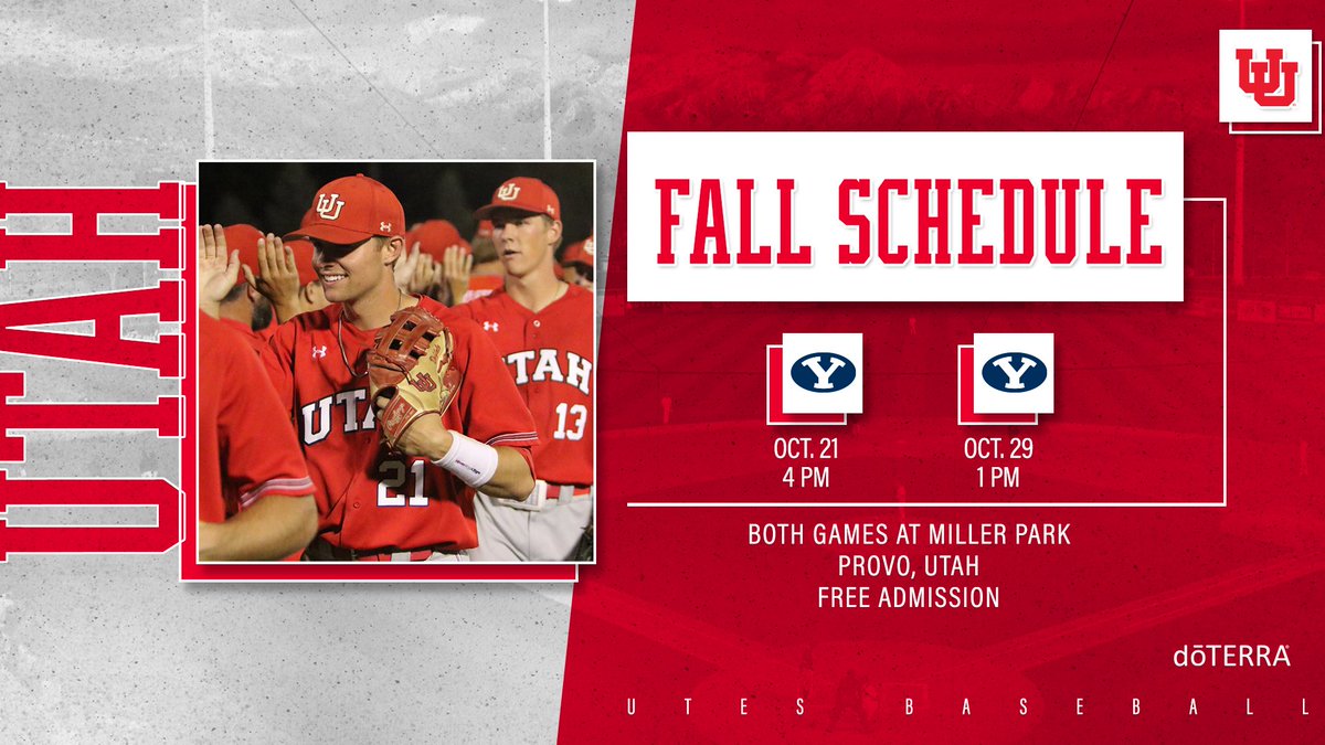 Small schedule update for this weekend ⬇ We'll now play BYU 𝐭𝐨𝐦𝐨𝐫𝐫𝐨𝐰 (Oct. 21) at 4 p.m. instead of Saturday due to forecasted weather. The Oct. 29 game is unchanged 📰 utahutes.com/news/2022/10/1… #GoUtes