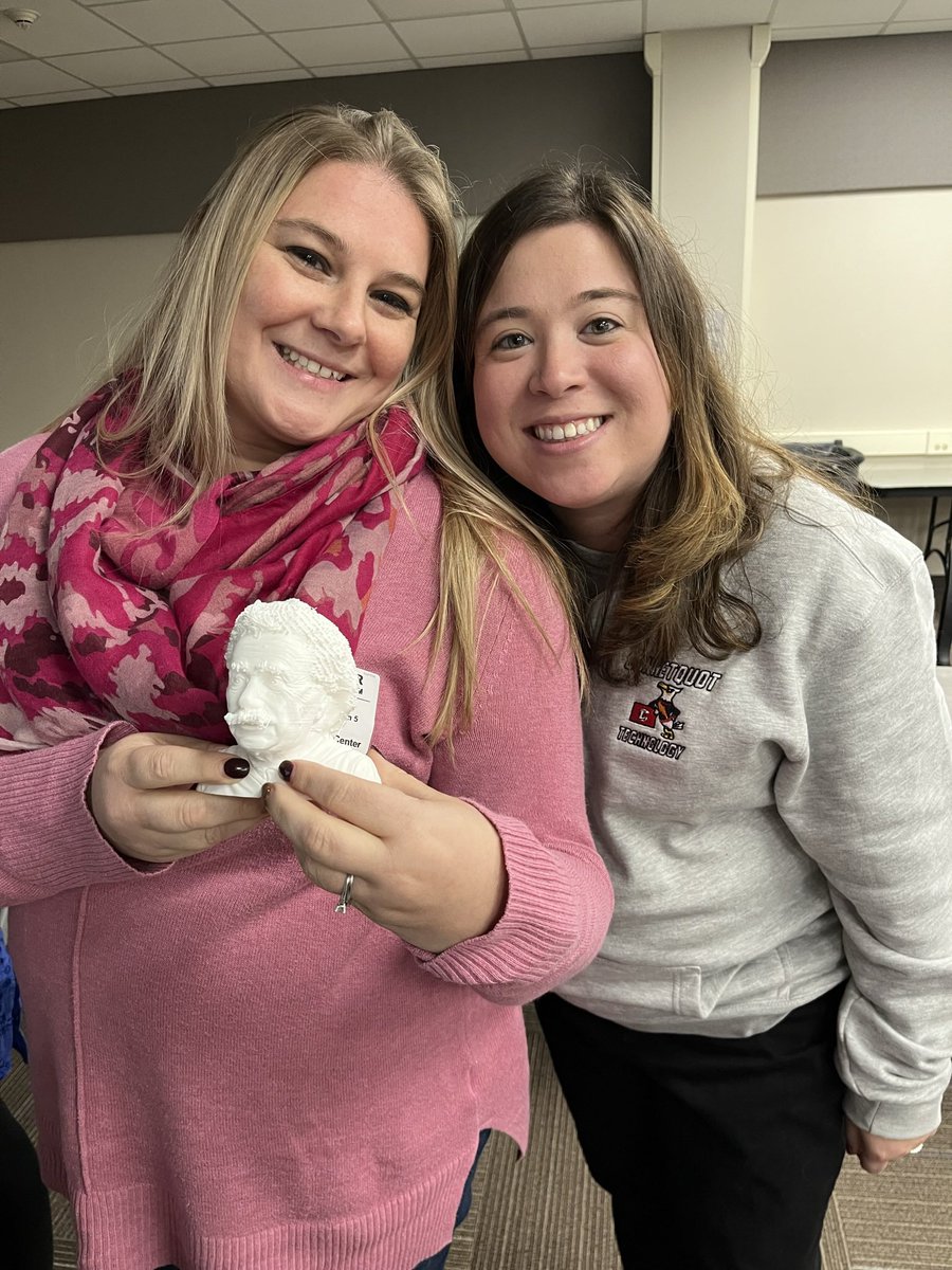 ConnetquotIT's tweet photo. LMS @LibrarywithMrsD and TIS @_victoriapappas brainstormed today on all the cool curriculum integration that now possible with 3d Printers in the library! @ConnetquotCSD #ConnetquotIT #ConnetquotLEADS https://t.co/j0vES0kUw4