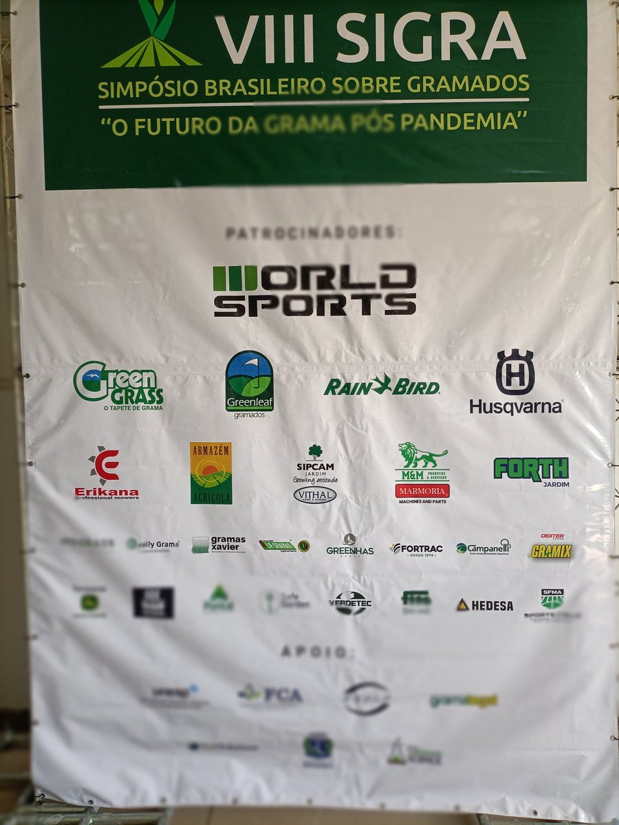 josepcirera's tweet photo. Segunda jornada del #Congreso #Sigra VIII en Botucatu(Brasil).
Conferencias excelentes y gran interés en los productos de @SemillasFitoTG.
#Tahoma31 bermudagrass
#Ibiza bermudagrass
#Gobi bermudagrass
#Geeenland, #Rinovo, #Process, #Sun, #Ringles #PRG https://t.co/D7dgonFHQ5
