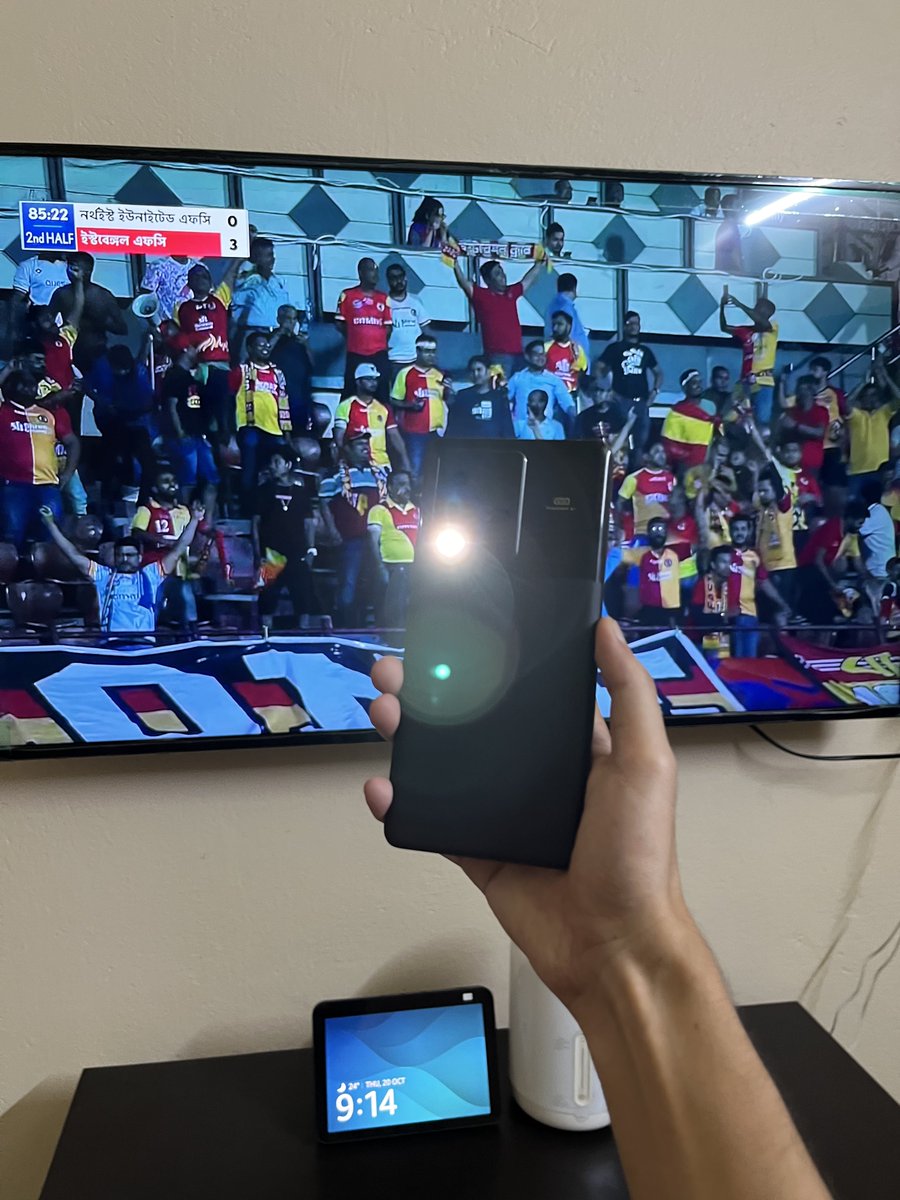 IndiCoder18's tweet photo. Finally after 4-5 years, I enjoyed an East Bengal match. This is the attacking that we have been missing all these years. A clean-sheet would’ve been better. 3-1 is still sweet ❤️💛
#joyEB https://t.co/pbI9aODKMO
