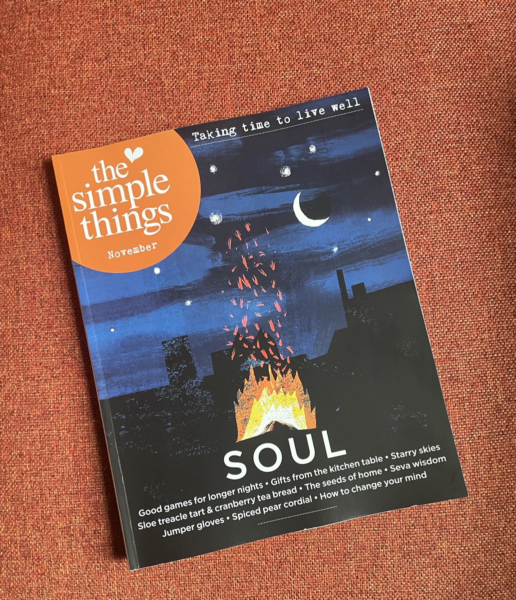 There’s something about a good bonfire that stirs the soul and brings a little bit of much-needed magic and mystery to longer nights and darker days. Here’s our new November SOUL issue picsandink.com/products/the-s…. In shops from next Wednesday.