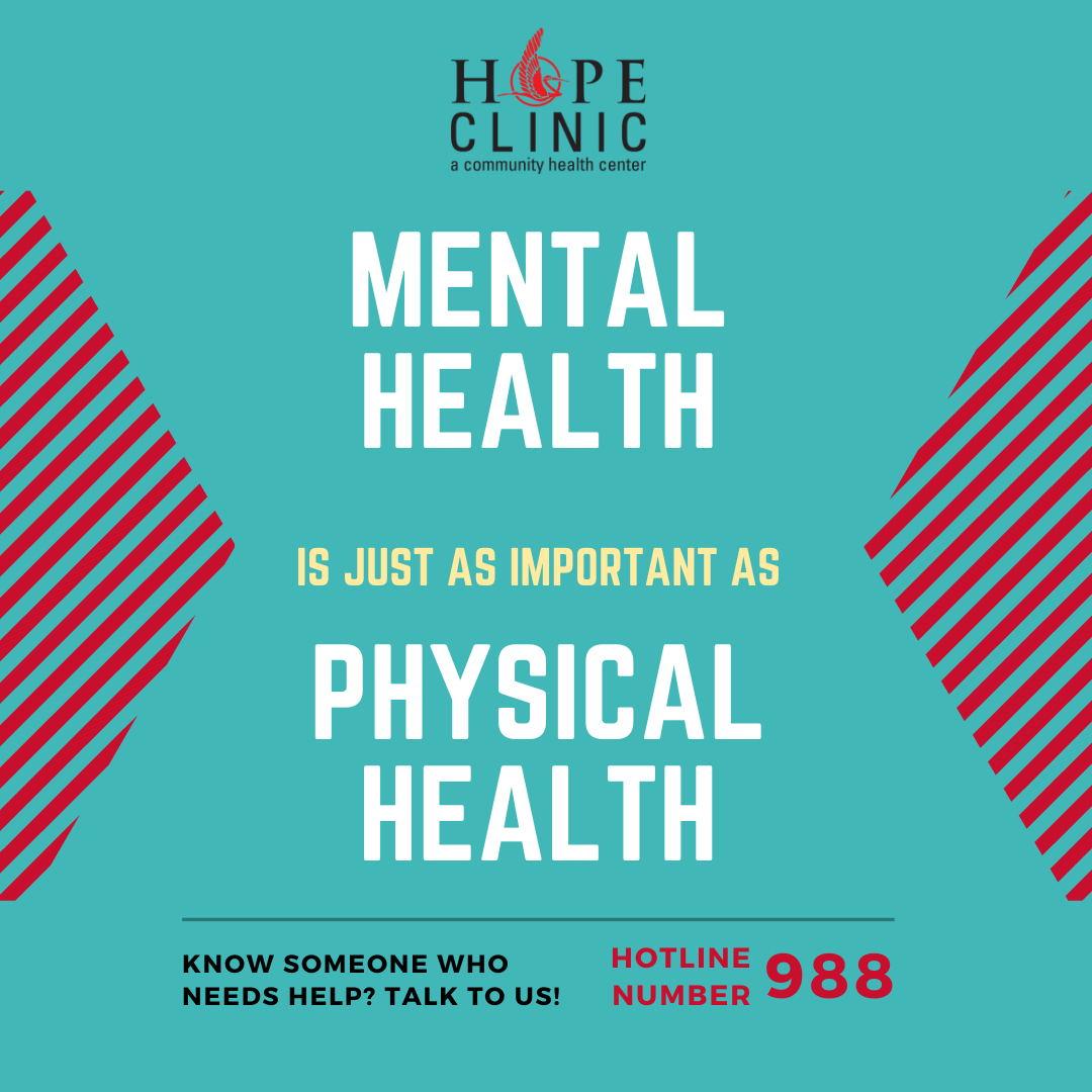 HOPEFUL THOUGHTFUL THURSDAY Here's your reminder that your physical and mental health are not exclusive from one another. #hopeclinic #mentalhealth #positivethoughts #positivementalhealth #hopefulthoughtful Schedule your appointment at 713.773.0803