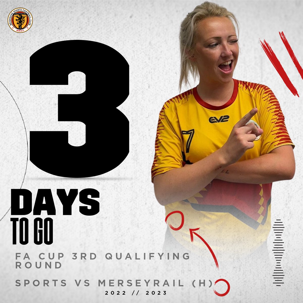 It's getting closer 👀 ⚽ 🇩🇪 #BSFC #UpTheSports #Brighouse #WomensFootball #WomensFACup #OneTownOneCommunity
