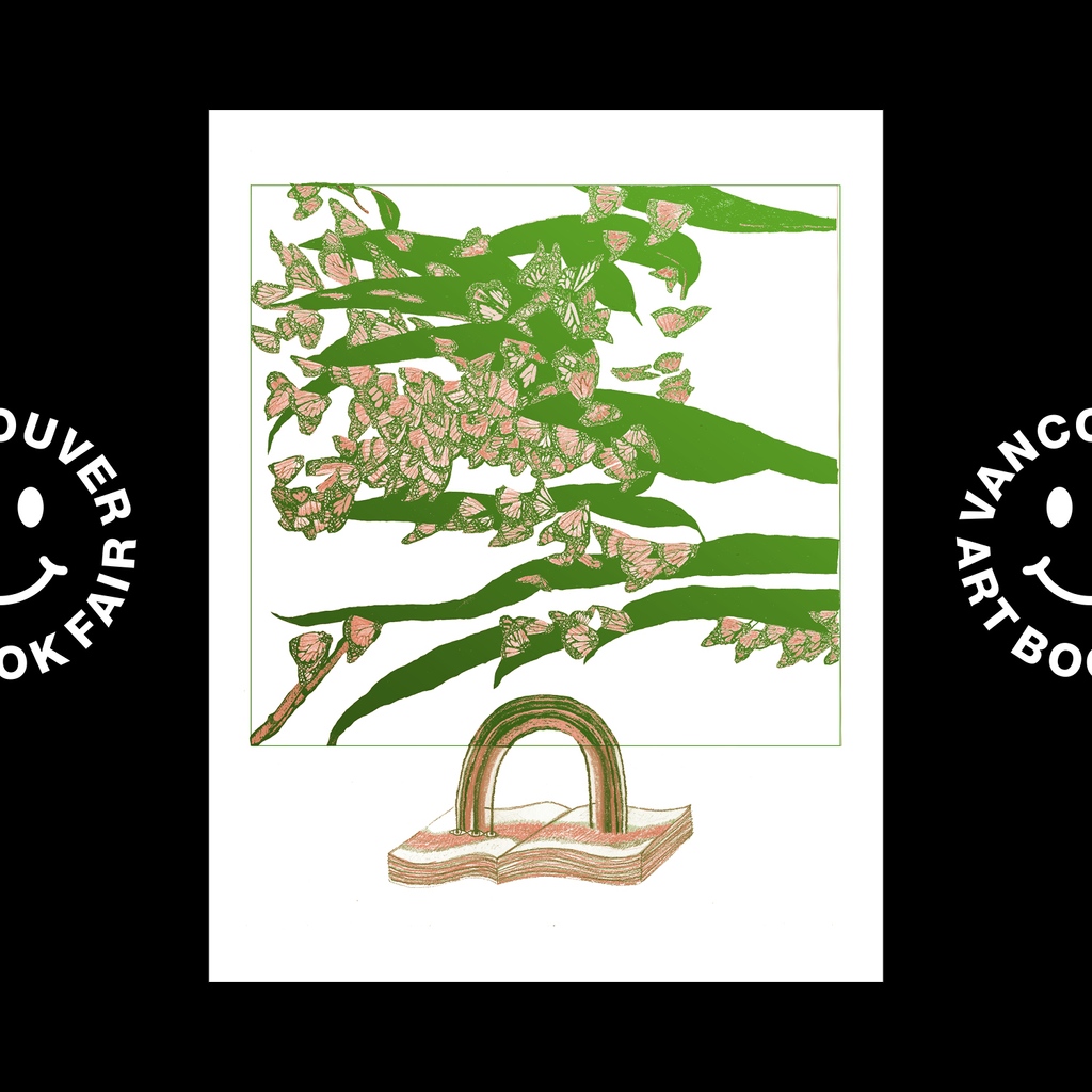 VABF (@vanartbookfair) on Twitter photo Perhaps you've seen the poster version of this beautiful print posted around the city this month! It's Sunny Nestler’s (@twinkle_worm) rendition of an Art Book (or all it can encompass). Risograph printed by <a href="/monikerpress/">Moniker Press</a> in Fl Orange and Kelly Green vabf.square.site Perhaps you've seen the poster version of this beautiful print posted around the city this month! It's Sunny Nestler’s (@twinkle_worm) rendition of an Art Book (or all it can encompass). Risograph printed by <a href="/monikerpress/">Moniker Press</a> in Fl Orange and Kelly Green vabf.square.site